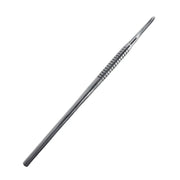 Gouge with textured surface on a white background
