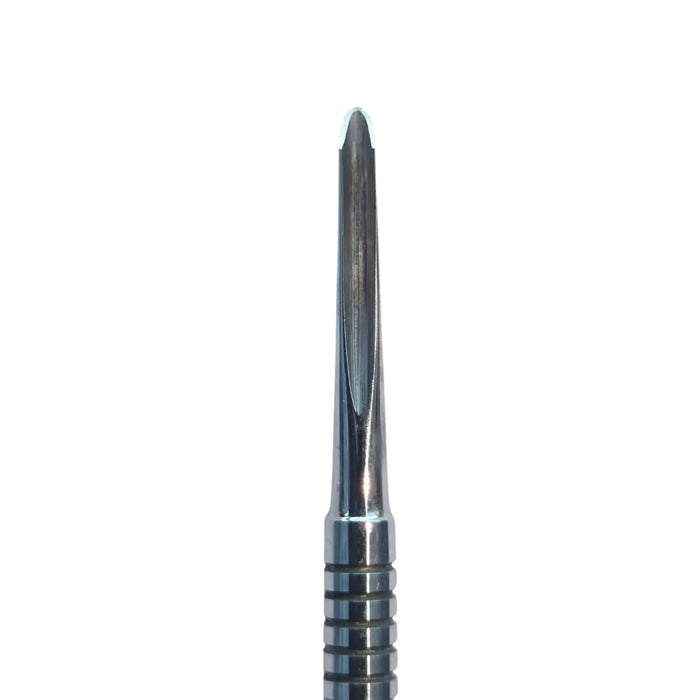 Gouge pedicure tool on a white background
