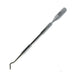 Nail curette and pusher tool for ingrown toenail care non slip handle on white background