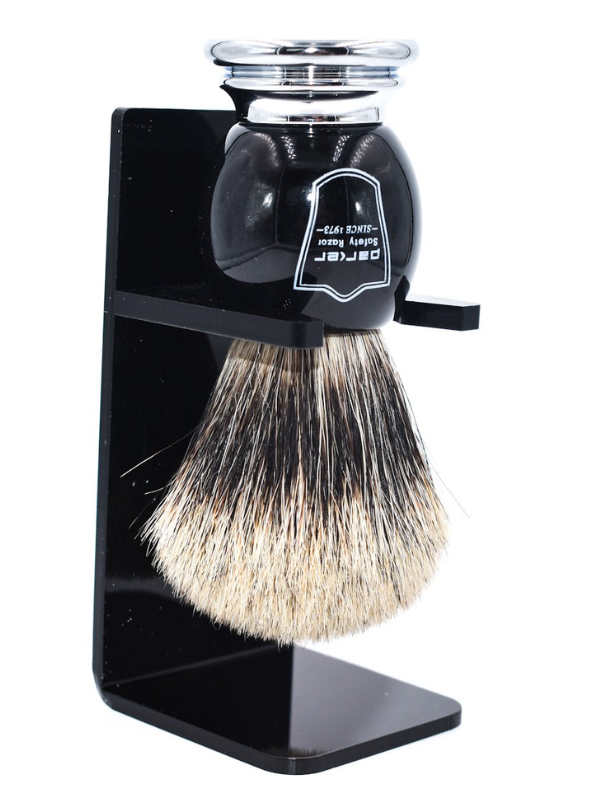 Parker Shaving Brush Parker BCPB Shaving Brush and brush stand