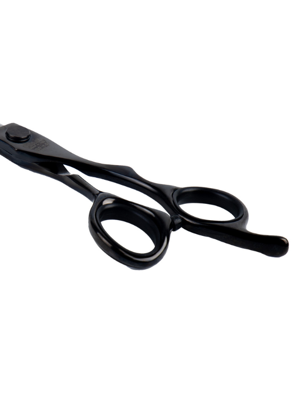 Black barber shear