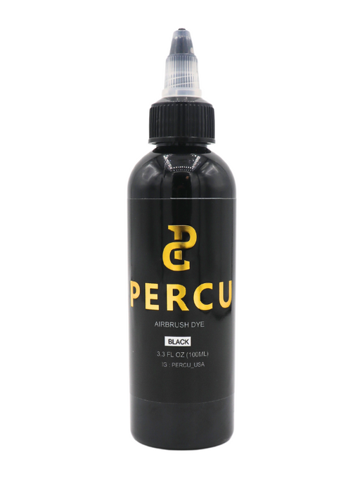 Percu airbrush dye color black
