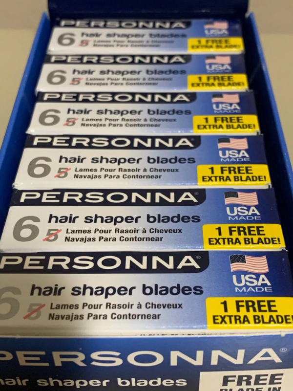 Personna hair shaper blades