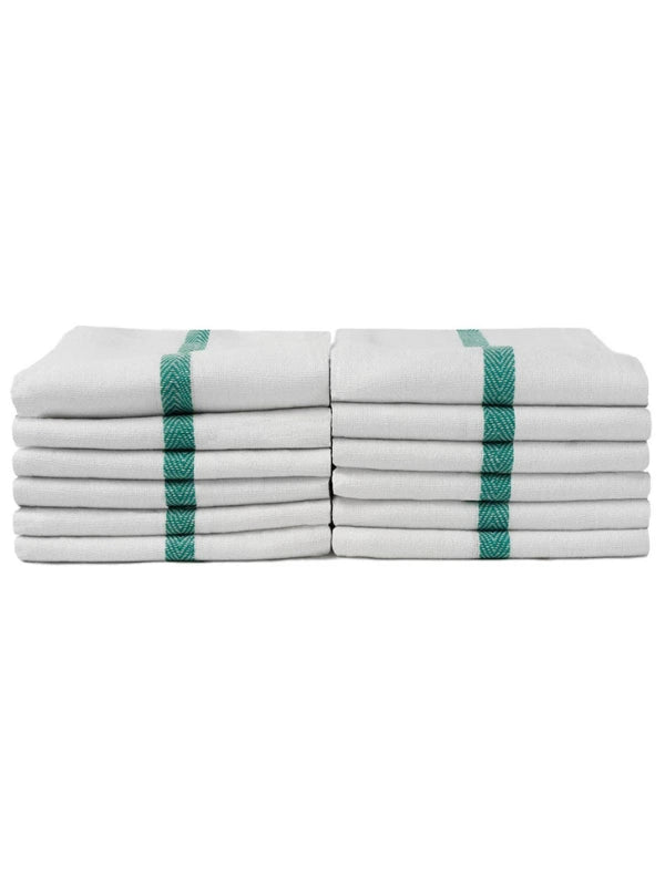 ProTex Bleach Guard Barber White with Assorted Colors Stripe 12