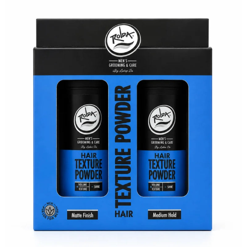 Rolda Hair Powder texture wax for volume and texture in its packaging