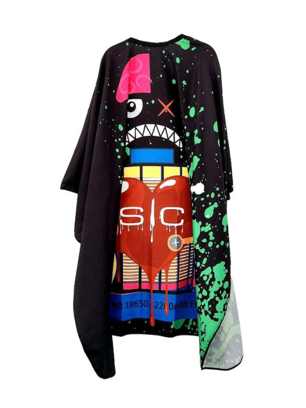 Stylecraft Radioactive Black Barber & Stylist Cape