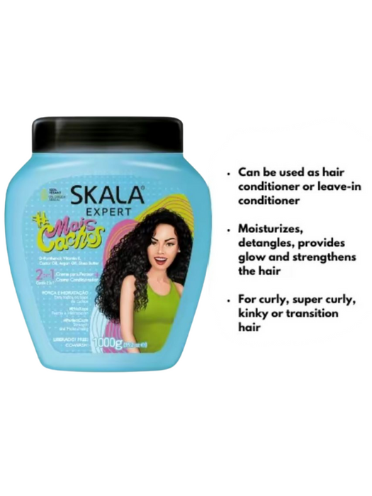 Skala Expert hair care product with text on a white background