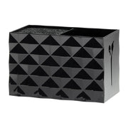 Black deluxe shear holder storage box on a white background