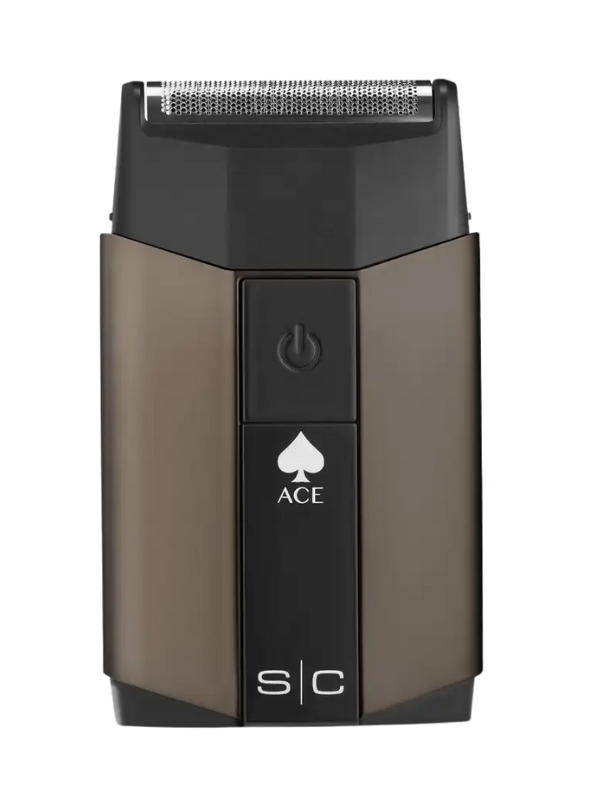 Shaver with 'ACE' and 's/c' branding on a white background