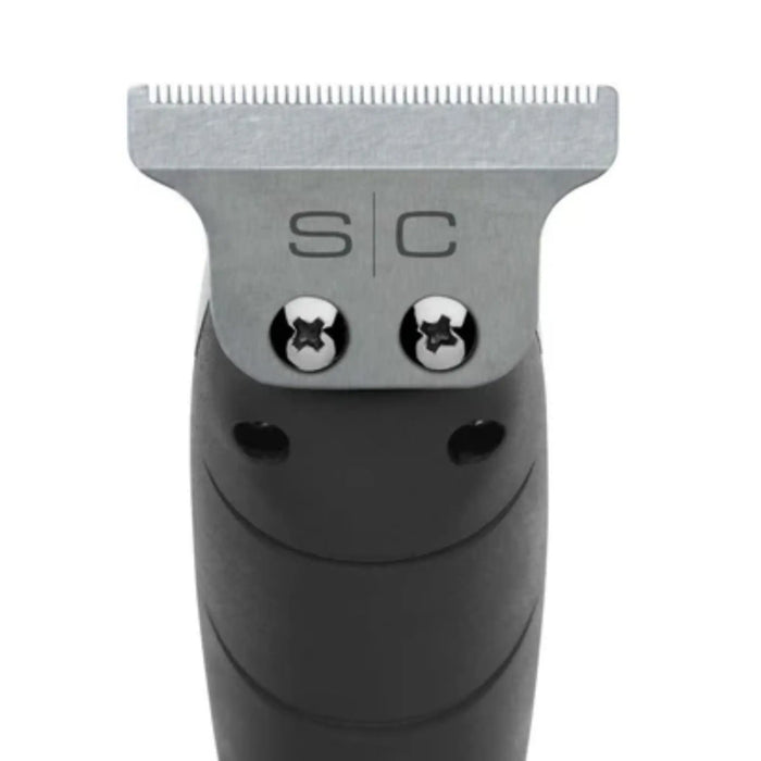 Hair trimmer with 'SC' branding on a white background
