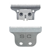 Hair clipper blade with comb on a white background