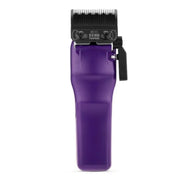 Purple hair clipper on a white background