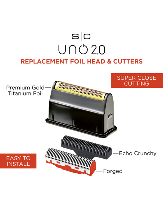 StyleCraft Uno 2.0 Replacement Foil & Crunch Cutters w/ Forged Cutters