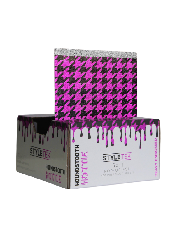 StyleTek Houndstooth Hottie! 5" x 11" 400 Heavy Embossed Sheets