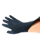 Black glove on a white background