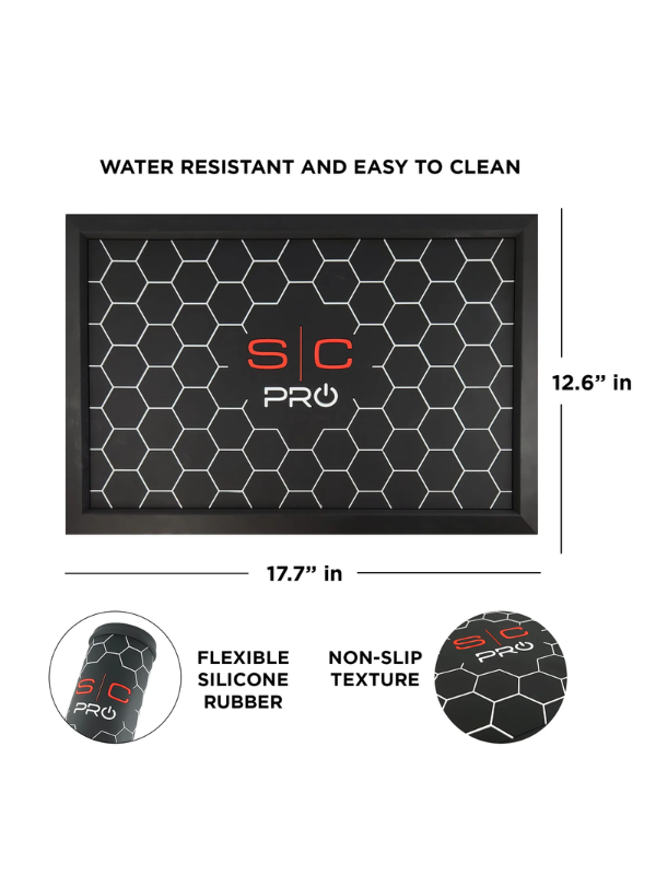 Stylecraft Professional Silicone Barber Station Organizer Mat