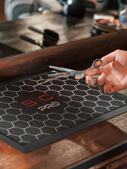 Stylecraft Professional Silicone Barber Station Organizer Mat Stylecraft Professional Silicone Barber Station Organizer Mat