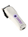 White hair clipper with purple logo on a white background