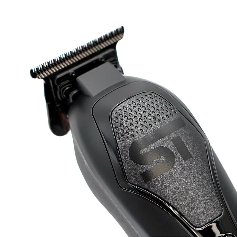 Supreme Trimmer Black hair trimmer T-Blade with ST brand logo on a white background