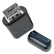 Supreme Trimmer shaver head with cutters and replacement foil on a white background