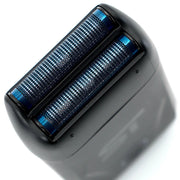 Supreme Trimmer shaver with blue foil on a white background