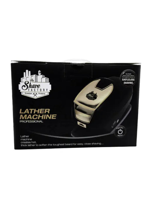 The Shave Factory Lather Foam Machine Front Packaging