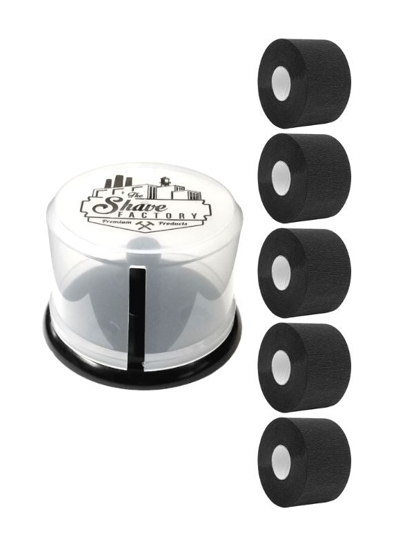 The Shave Factory Neck Strips with Dispenser Bundle