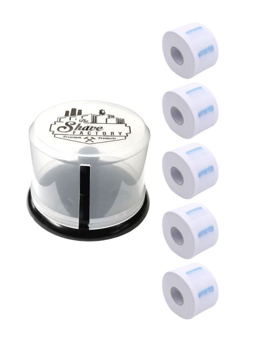 The Shave Factory Neck Strips with Dispenser Bundle