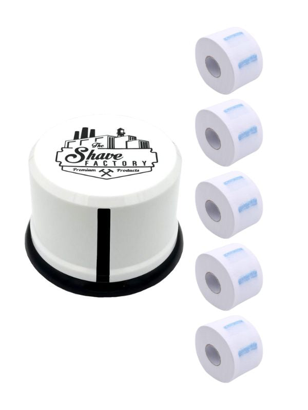 The Shave Factory Neck Strips with Dispenser Bundle