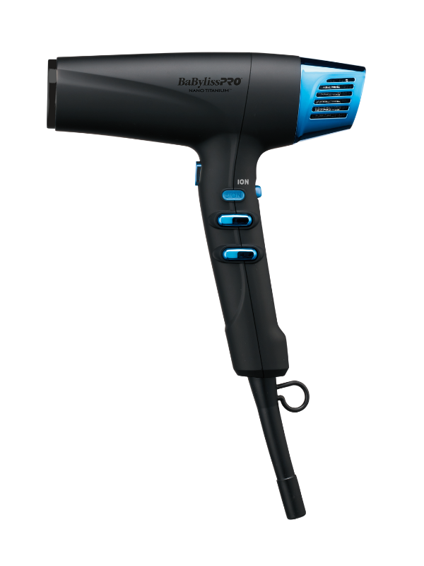BaBylissPRO Nano Titanium™ Limited Edition Black & Blue Dual Ionic Dryer