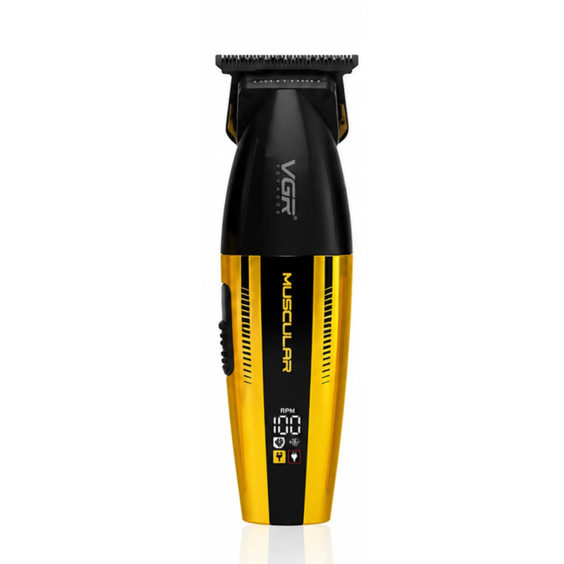 VGR yellow and black hair trimmer on a white background