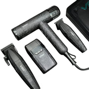 VGR hair dryer and trimmers on a white background
