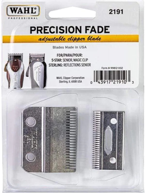Wahl Precision Fade Blade Adjustable Clipper Blade 2191 Vip