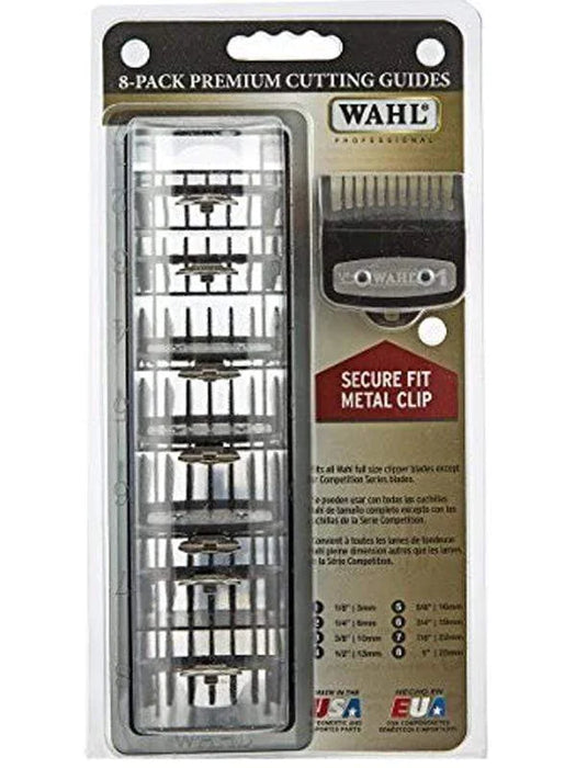 Wahl Premium Cutting Guide Combs 8 Pack