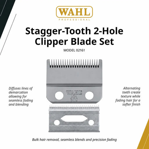 Wahl Stagger-Tooth Blending Clipper Blade #2161 description