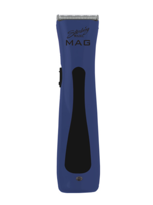 Navy hair clipper with 'Silverline' branding on a white background