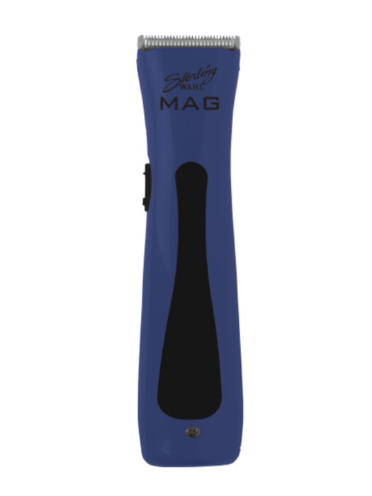 Navy hair clipper with 'Silverline' branding on a white background