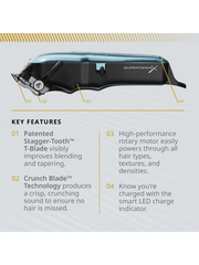 Wahl Super Taper X Cordless Clipper Features