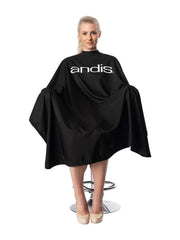 andis barber cape black