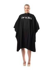 andis barber cape black