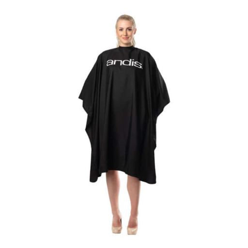 andis barber cape black