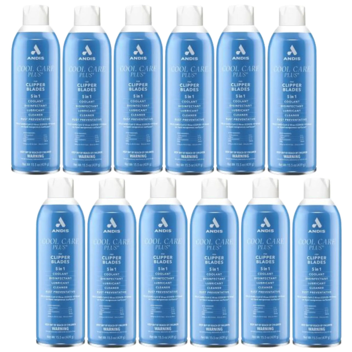 新品・正規品 ANDIS クールケアプラス 冷却スプレー 12本 8.0%OFF Andis Cool Care Plus Spray for Clipper Blades - Multi-Function