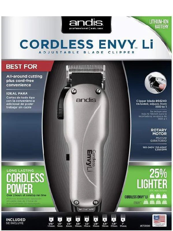 andis cordless envy li clipper
