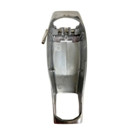 A metallic silver door handle pull trim piece with a polished chrome finish, shown against a plain white background.