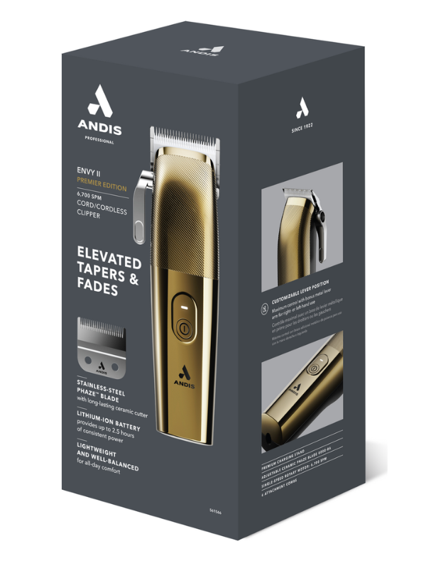 andis envy ii clipper premier edition box
