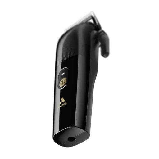 A black handheld electric hair clipper with gold accents, including a power button and the 'NOIS' brand logo, shown against a plain white background.