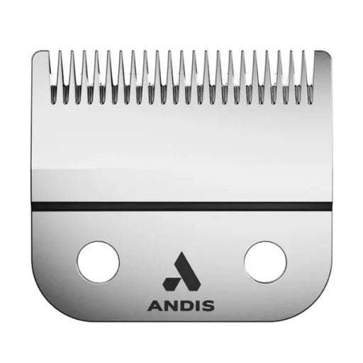 Andis hair clipper blade on a white background