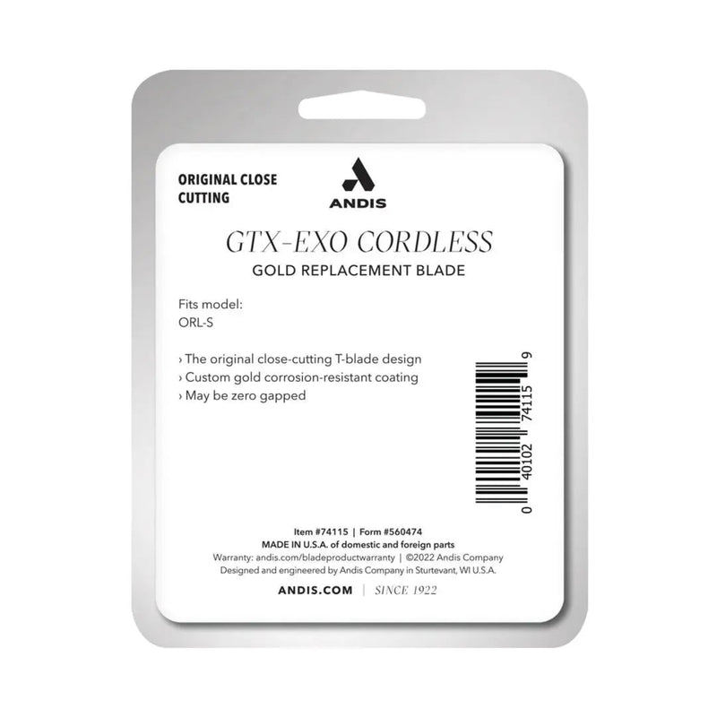 andis gtx exo cordless gold replacement blade