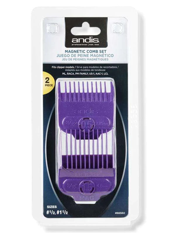 Andis Master Single Magnetic Comb Set - Perfect Fit & Hold — Vip