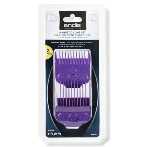 andis magnetic 2 pcs comb set